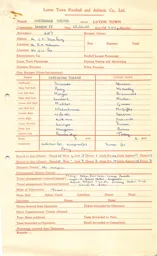 Rotherham United A 10.12.1960 Match Paperwork & Correspondence