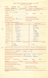 Norwich City A 21.1.1961 Match Paperwork & Correspondence