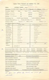 Manchester City H 1.2.1961 Match Paperwork & Correspondence