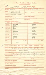 Barnsley A 18.2.1961 Match Paperwork & Correspondence
