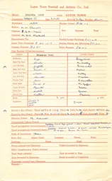 Swansea Town A 3.4.1961 Match Paperwork & Correspondence