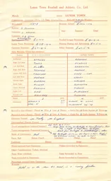 Middlesborough A 20.9.1961 Match Paperwork & Correspondence