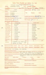Rotherham United A 10.10.1961 Match Paperwork & Correspondence