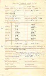 Liverpool A 11.11.1961 Match Paperwork & Correspondence