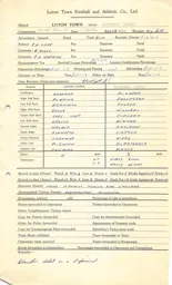 Plymouth Argyle H 23.12.1961 Match Paperwork
