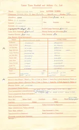 Huddersfield Town A 13.1.1962 Match Paperwork & Correspondence