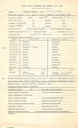 Rotherham United H 25.8.1962 Match Paperwork & Correspondence