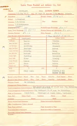 Southport A 24.9.1962 Match Paperwork & Correspondence