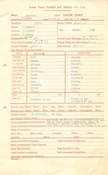 Barnsley A 16.10.1962 Match Paperwork & Correspondence