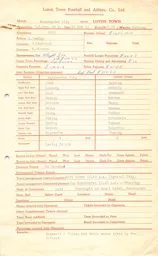 Manchester City A 14.11.1962 Match Paperwork & Correspondence