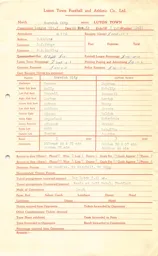 Norwich City A 24.11.1962 Match Paperwork