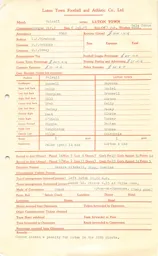 Walsall A 6.4.1963 Match Paperwork & Correspondence