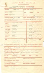 Scunthorpe United A 12.4.1963 Match Paperwork & Correspondence