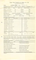 Norwich City H 13.4.1963 Match Paperwork