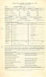 Cardiff City H 24.4.1963 Match Paperwork & Correspondence