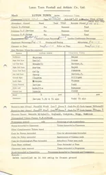 Swansea Town H 1.5.1963 Match Paperwork & Correspondence