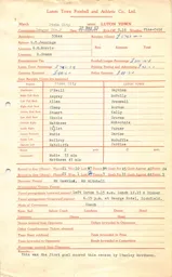 Stoke City A 18.5.1963 Match Paperwork & Correspondence