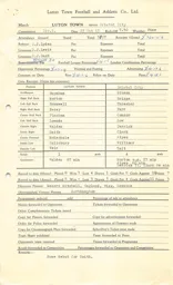 Bristol City H 23.10.1963 Match Paperwork