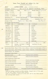 Southend United H 26.10.1963 Match Paperwork