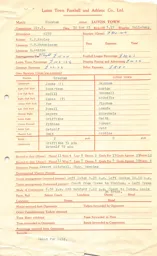 Wrexham A 30.11.1963 Match Paperwork & Correspondence