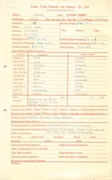 Walsall A 14.12.1963 Match Paperwork & Correspondence
