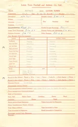 Millwall A 26.12.1963 Match Paperwork
