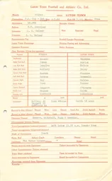 Fulham A 4.1.1964 Match Paperwork & Correspondence