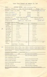 Shrewsbury Town H 15.2.1964 Match Paperwork