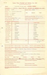 Southend United A 7.3.1964 Match Paperwork & Correspondence