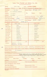 Hull City A 21.3.1964 Match Paperwork & Correspondence