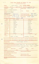 Notts County A 26.3.1964 Match Paperwork & CorrespondeNotts Countye