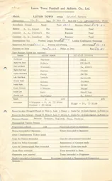 Bristol Rovers H 28.3.1964 Match Paperwork