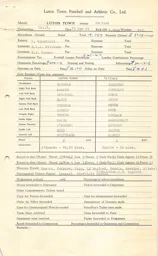 Watford H 25.4.1964 Match Paperwork