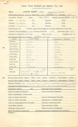 Colchester United H 26.8.1964 Match Paperwork