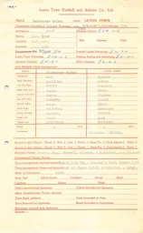 Colchester United A 31.8.1964 Match Paperwork & Correspondence
