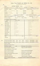 Aston Villa H 23.9.1964 Match Paperwork & Correspondence