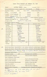 Bristol City H 31.10.1964 Match Paperwork