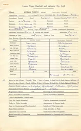 Southend United H 28.11.1964 Match Paperwork