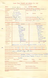 Bristol Rovers A 19.12.1964 Match Paperwork & Correspondence