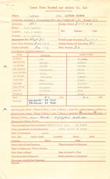 Watford A 28.12.1964 Match Paperwork