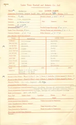 Barnsley A 30.1.1965 Match Paperwork & Correspondence