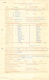 Walsall A 19.4.1965 Match Paperwork & Correspondence