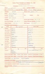 Southport A 27.12.1965 Match Paperwork & Correspondence