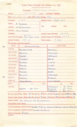 Chesterfield A 12.3.1966 Match Paperwork & Correspondence
