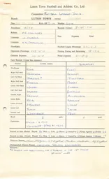 Stockport County H 7.5.1966 Match Paperwork & Correspondence