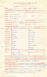 Newport County A 25.5.1966 Match Paperwork & Correspondence