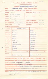 Halifax Town A 17.12.1966 Match Paperwork & Correspondence