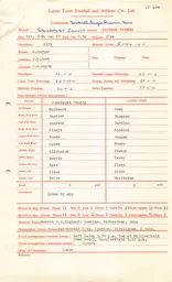 Stockport County A 20.1.1967 Match Paperwork & Correspondence