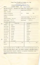 Southport H 25.2.1967 Match Paperwork