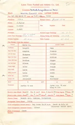 Notts County A 4.3.1967 Match Paperwork & CorrespondeNotts County